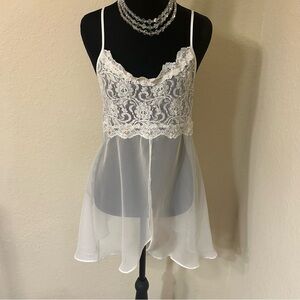 Lace Sheer Babydoll Lingerie